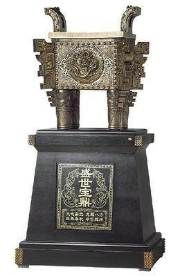 盛世宝鼎E款，大件树脂仿古铜工艺品——大厅镇宅行业的匠心供应商