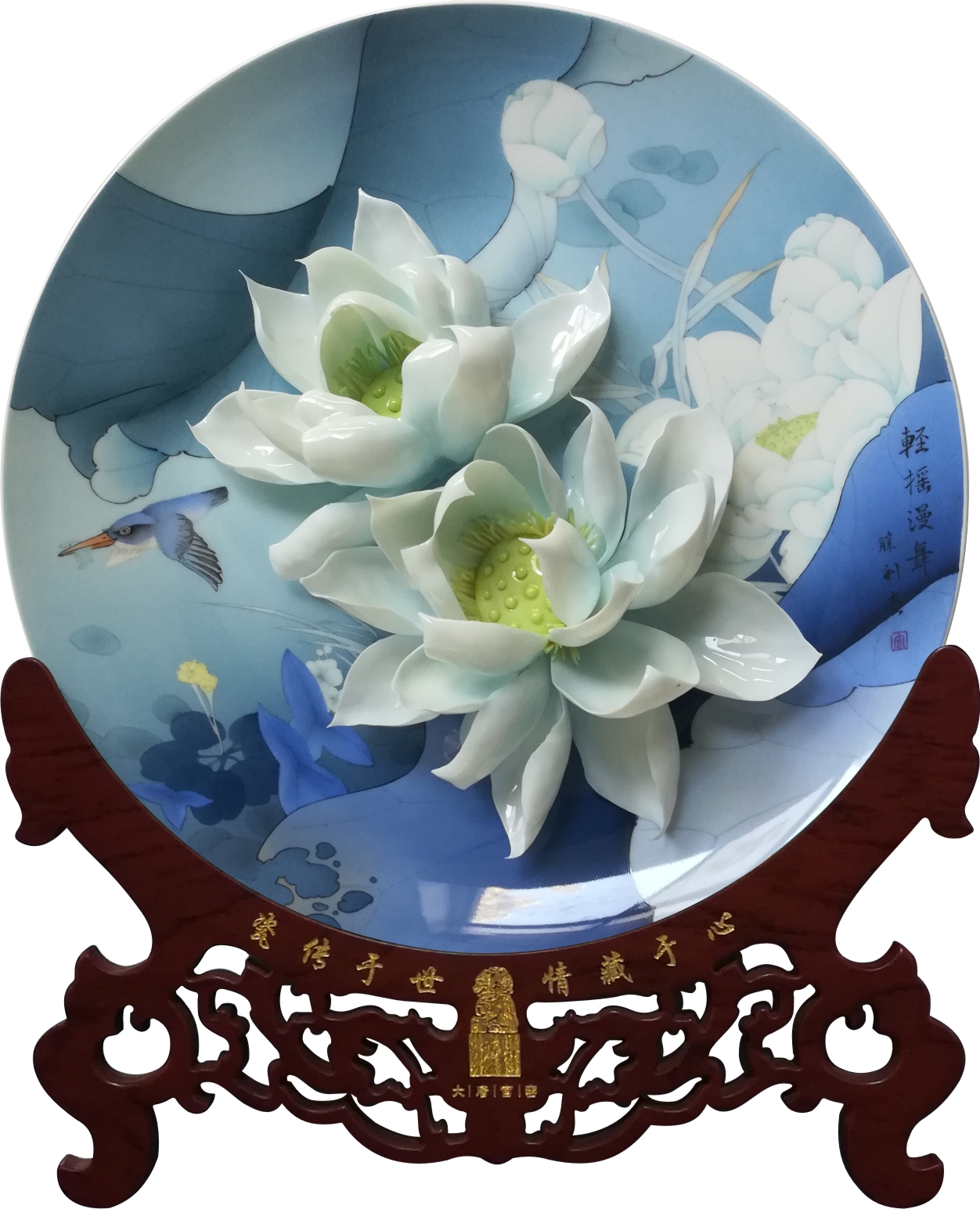 轻摇漫舞，国色天香——CN304688977S工艺品（牡丹瓷 轻摇漫舞）美学赏析